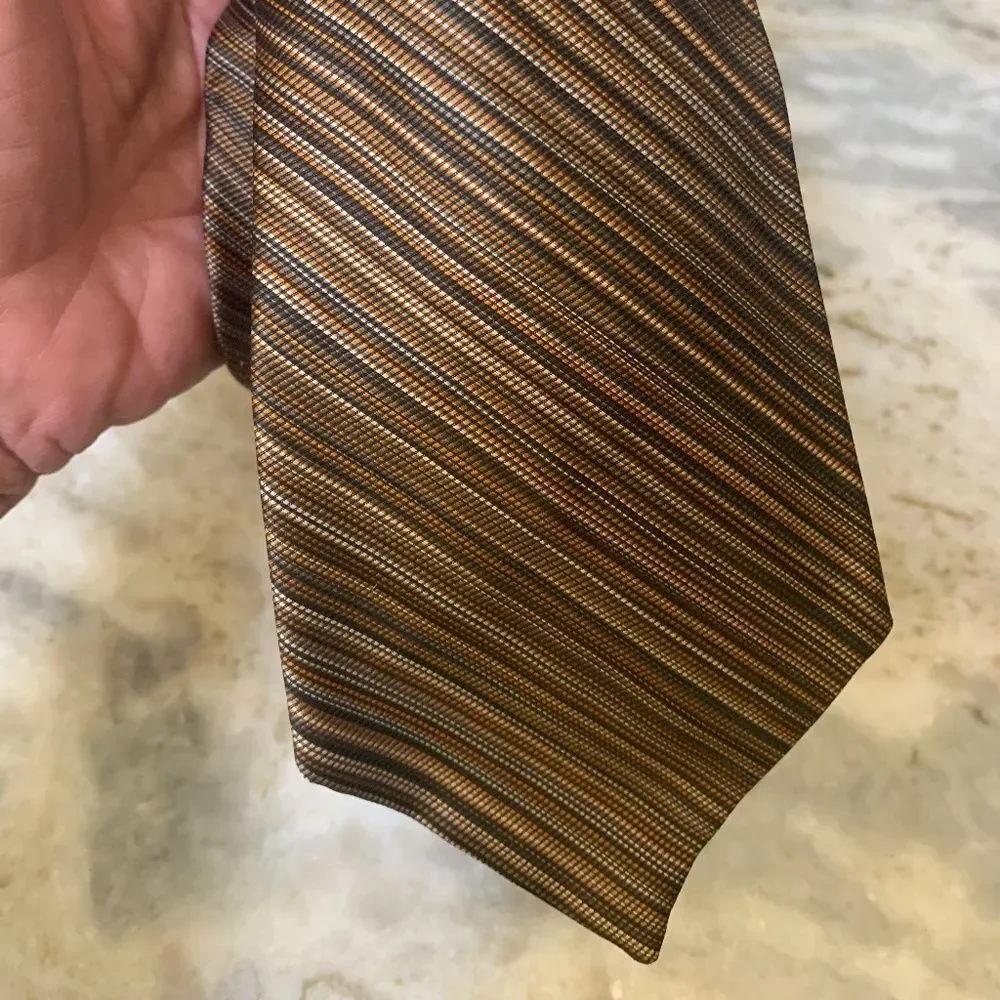Neckties Vintage Striped and Tiny Checks #classic ties #fall